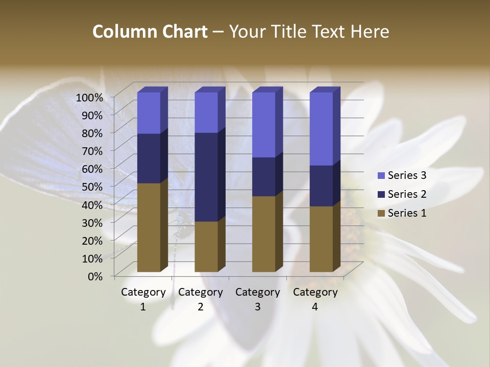 Closeup Botany Rain PowerPoint Template