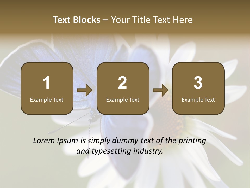 Closeup Botany Rain PowerPoint Template