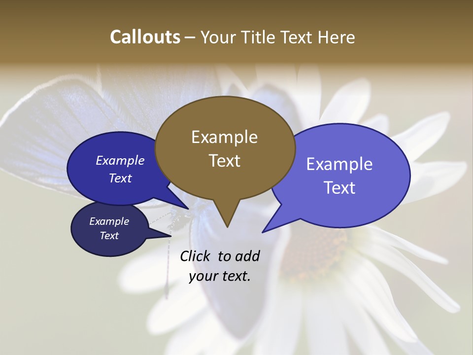 Closeup Botany Rain PowerPoint Template