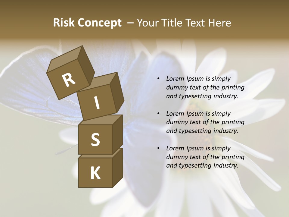 Closeup Botany Rain PowerPoint Template