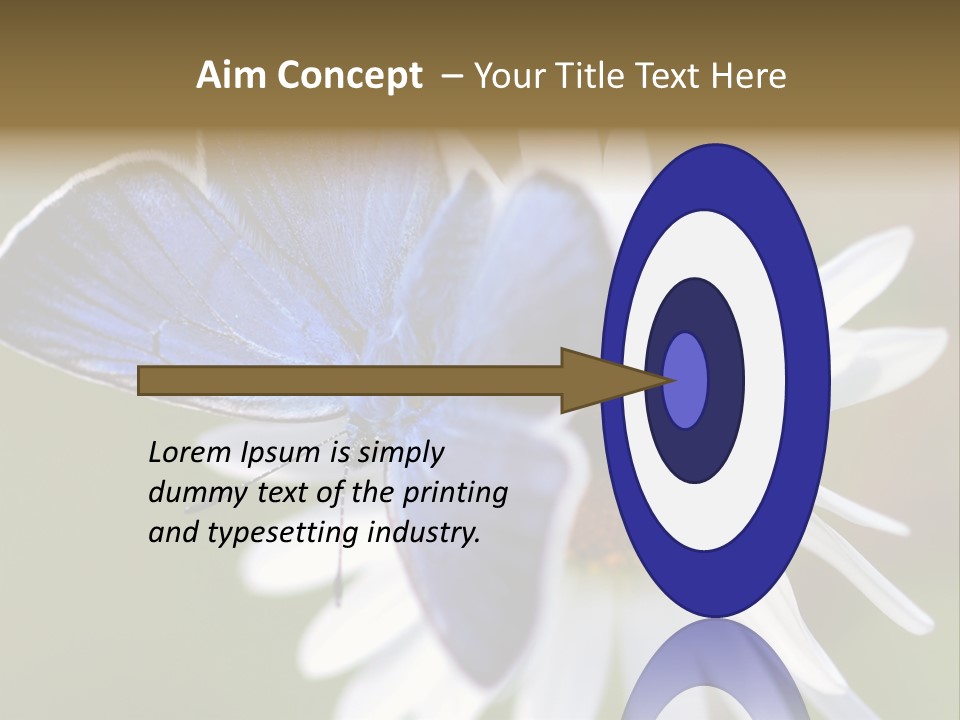 Closeup Botany Rain PowerPoint Template