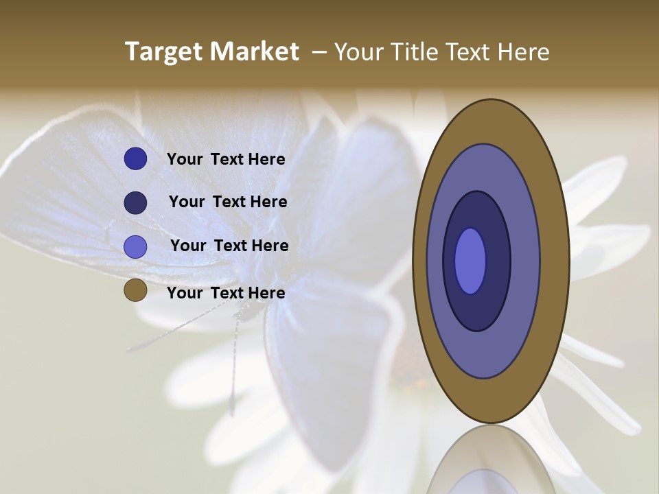 Closeup Botany Rain PowerPoint Template