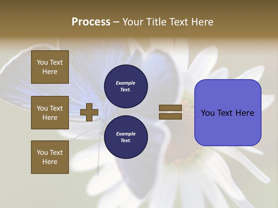 Closeup Botany Rain PowerPoint Template