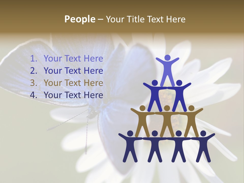 Closeup Botany Rain PowerPoint Template