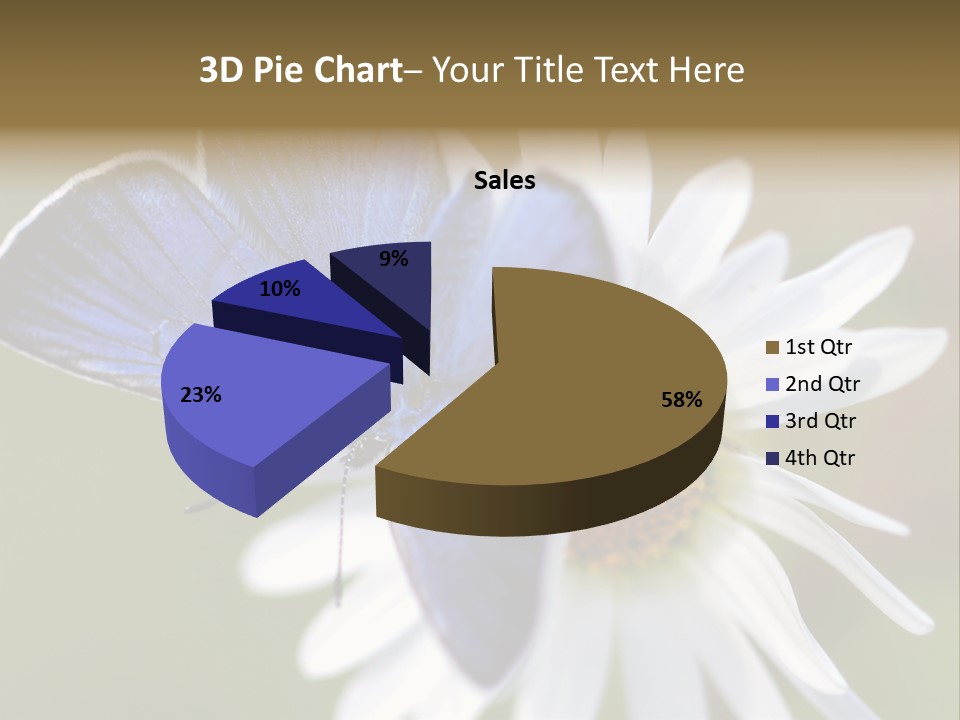 Closeup Botany Rain PowerPoint Template