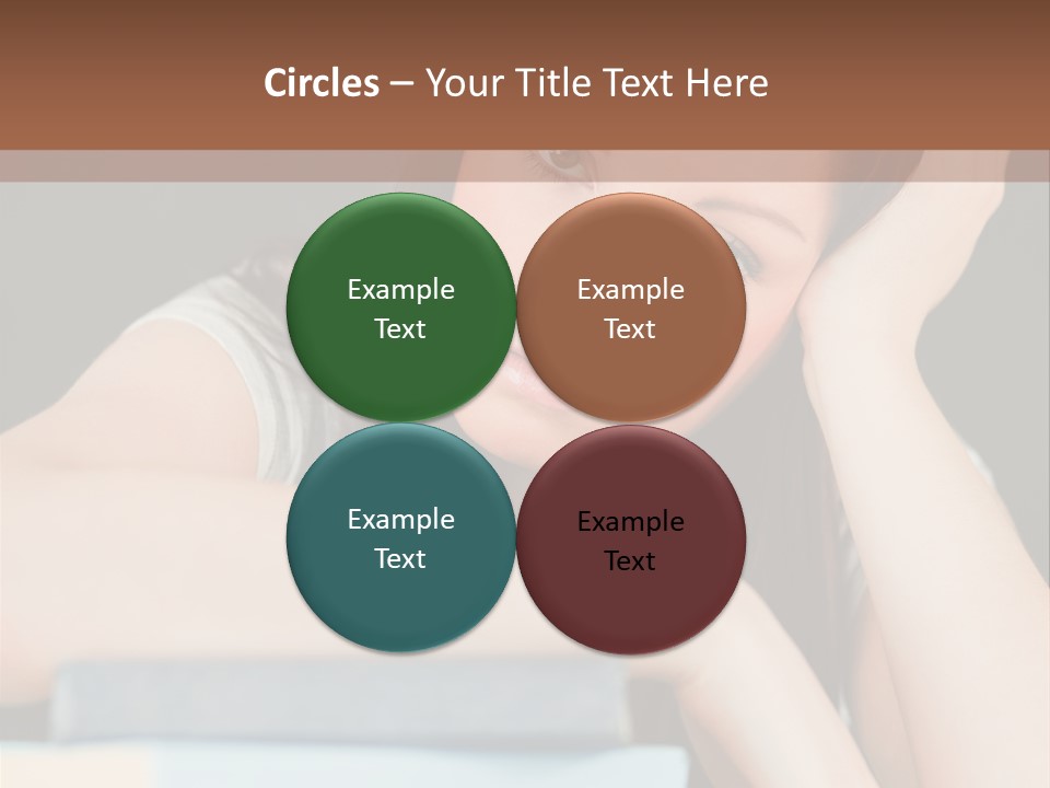 Book School Girl PowerPoint Template