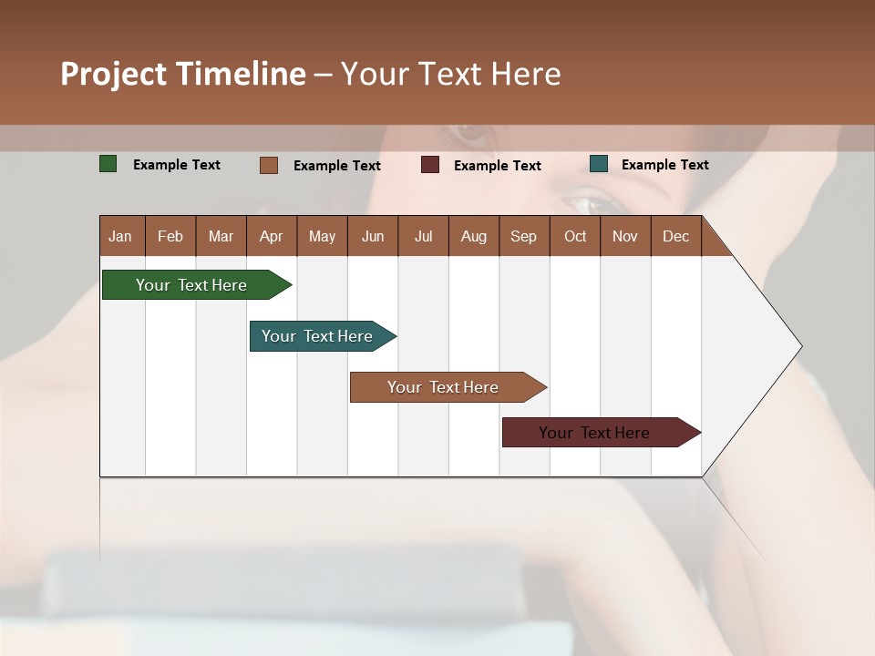 Book School Girl PowerPoint Template