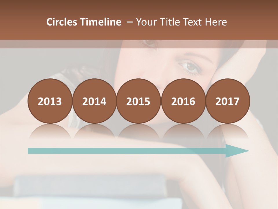 Book School Girl PowerPoint Template