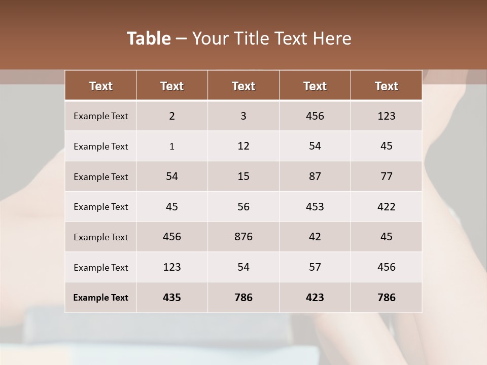 Book School Girl PowerPoint Template