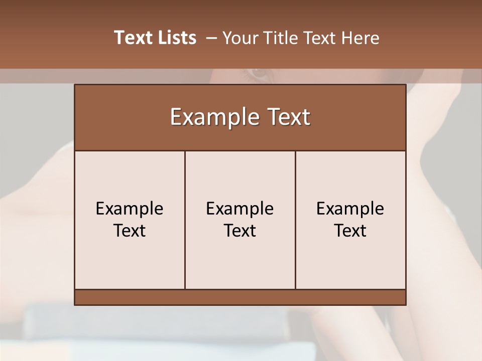 Book School Girl PowerPoint Template