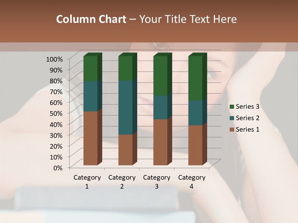 Book School Girl PowerPoint Template