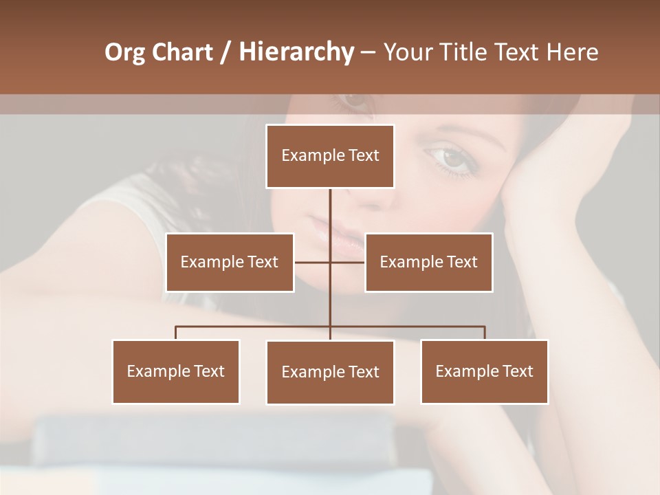 Book School Girl PowerPoint Template