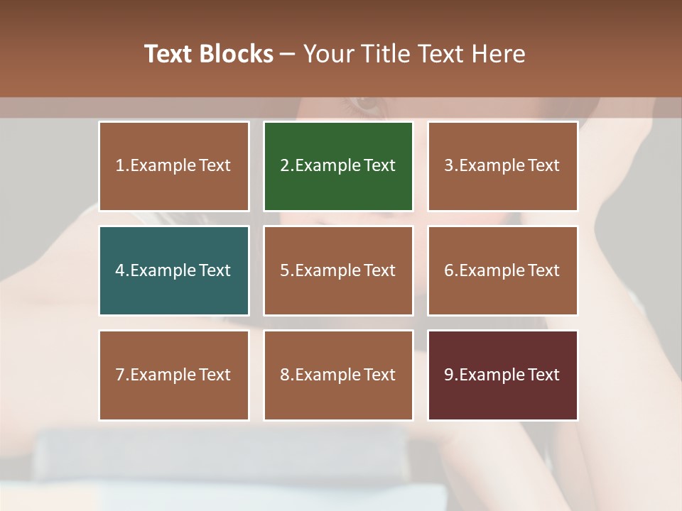 Book School Girl PowerPoint Template