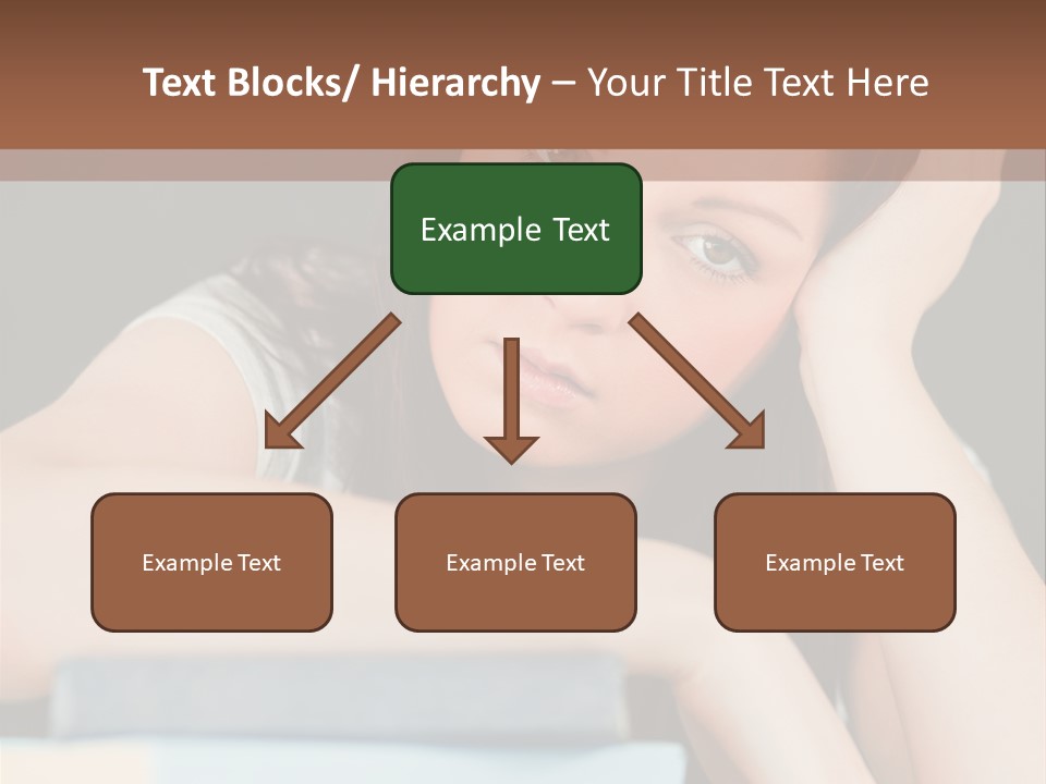 Book School Girl PowerPoint Template