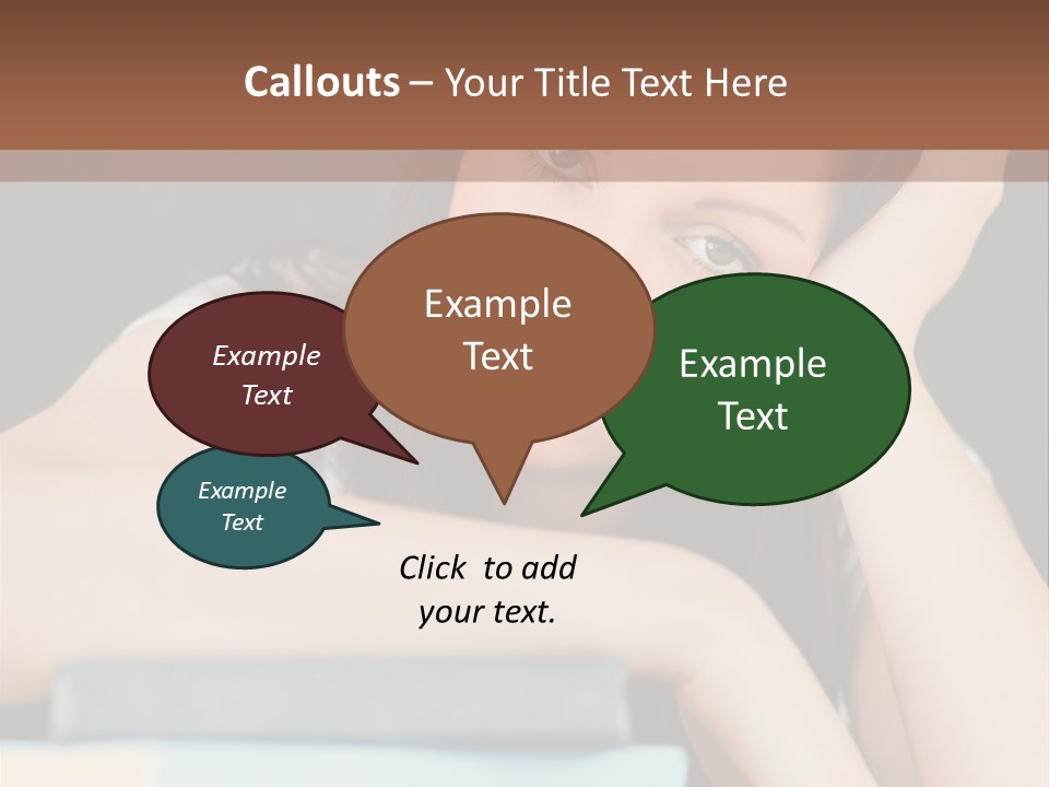 Book School Girl PowerPoint Template