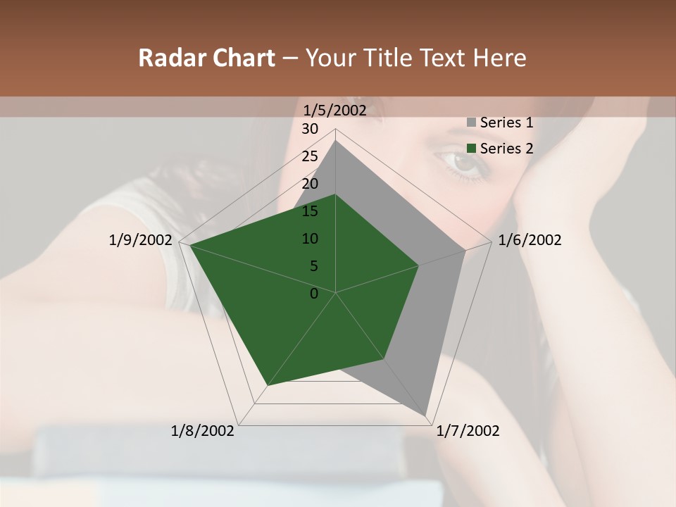 Book School Girl PowerPoint Template