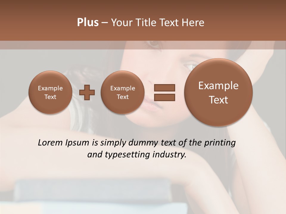 Book School Girl PowerPoint Template