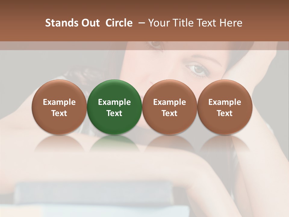 Book School Girl PowerPoint Template