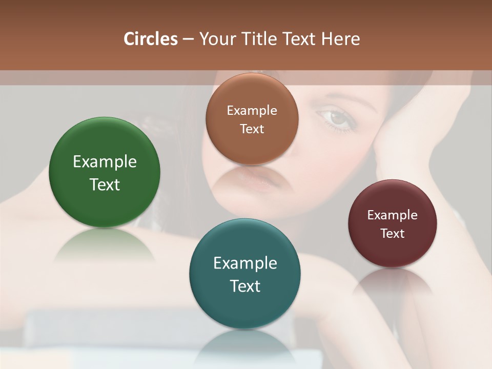 Book School Girl PowerPoint Template