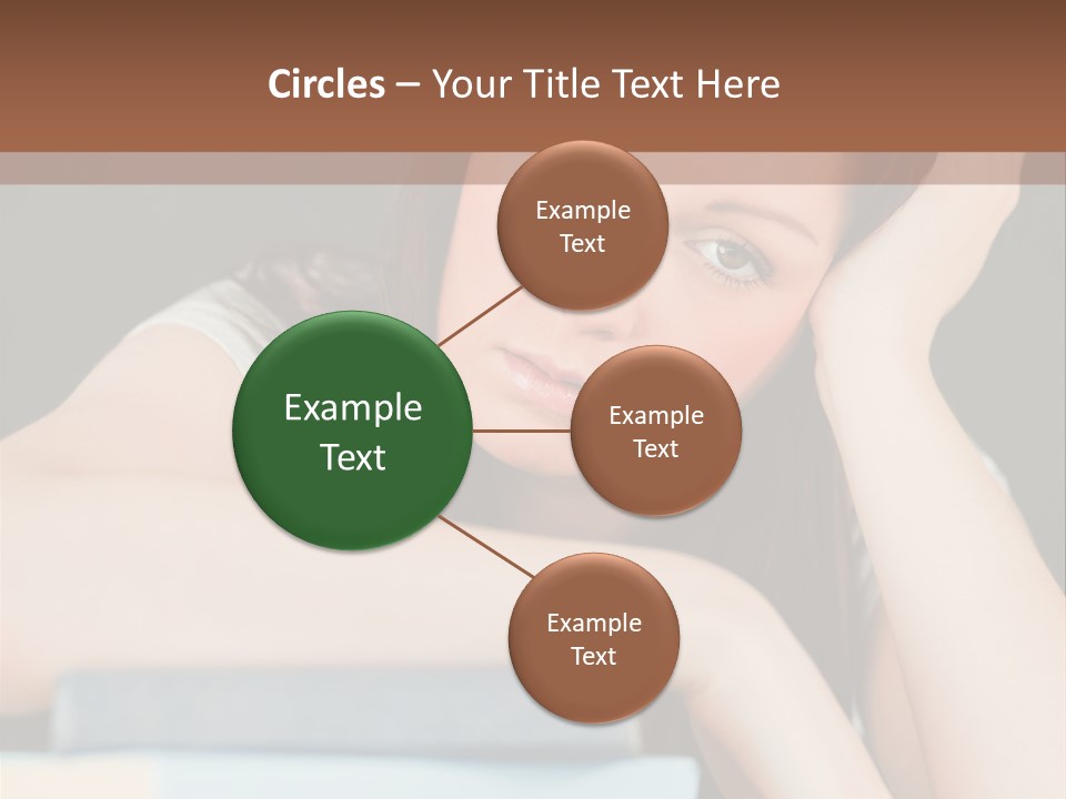 Book School Girl PowerPoint Template