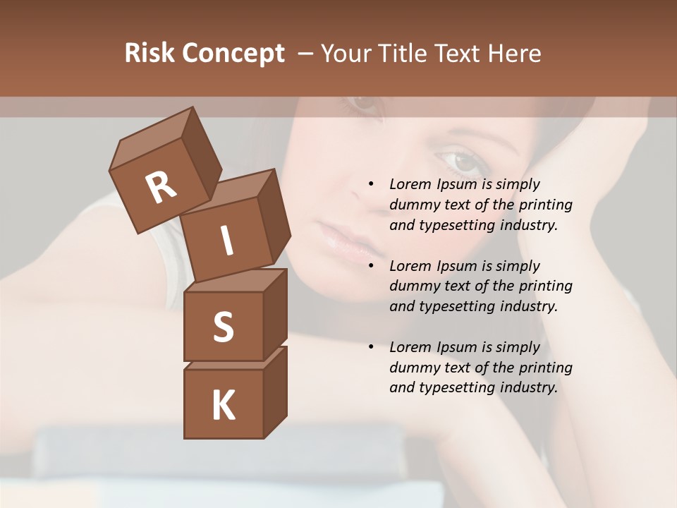 Book School Girl PowerPoint Template