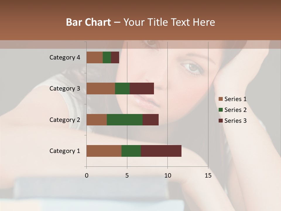 Book School Girl PowerPoint Template