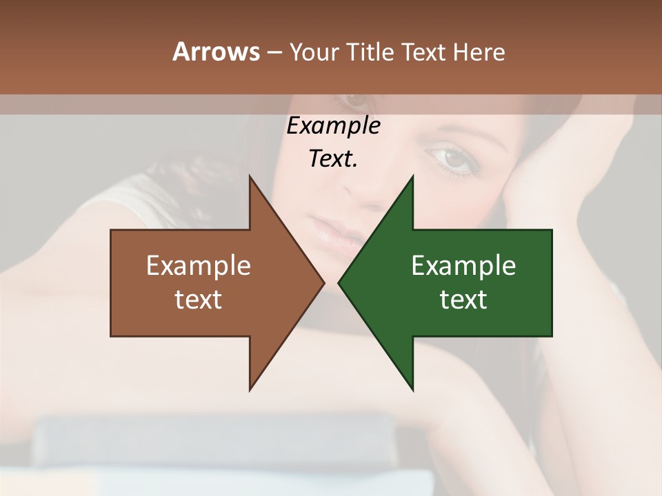 Book School Girl PowerPoint Template