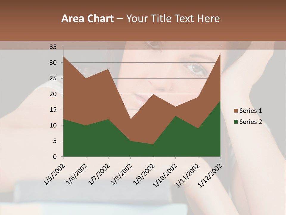 Book School Girl PowerPoint Template