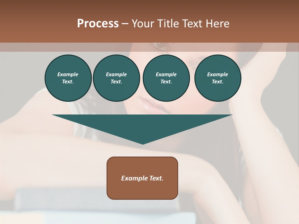 Book School Girl PowerPoint Template