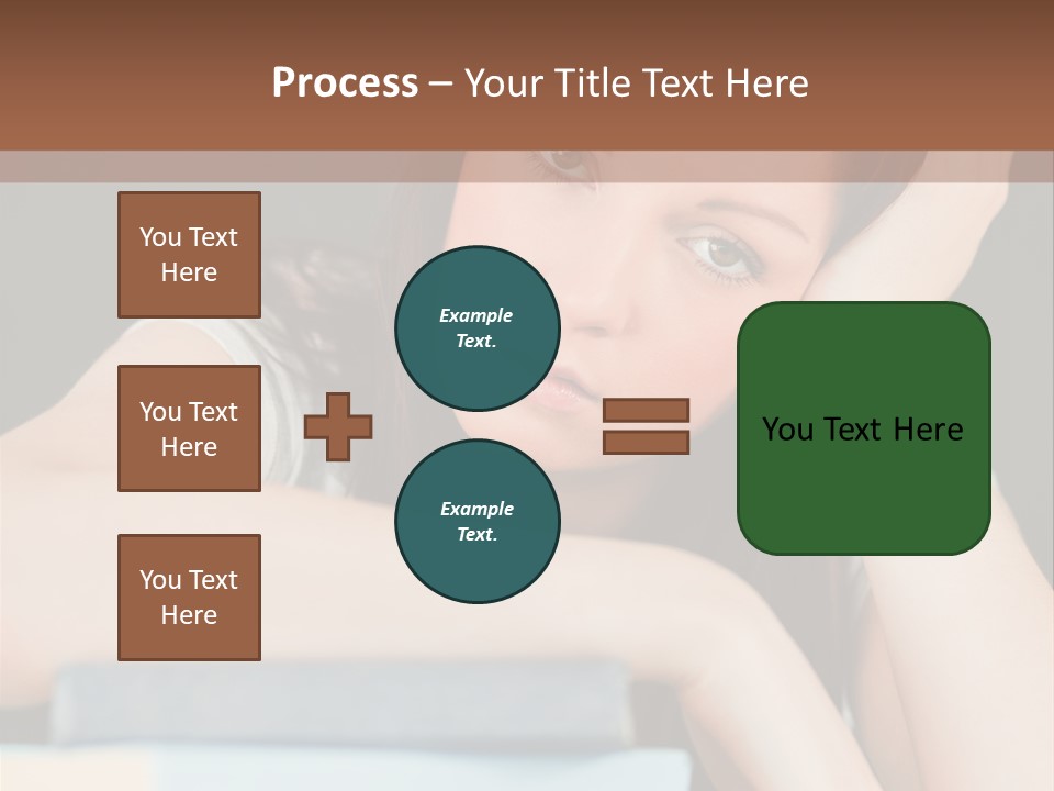 Book School Girl PowerPoint Template