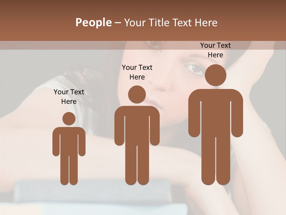 Book School Girl PowerPoint Template