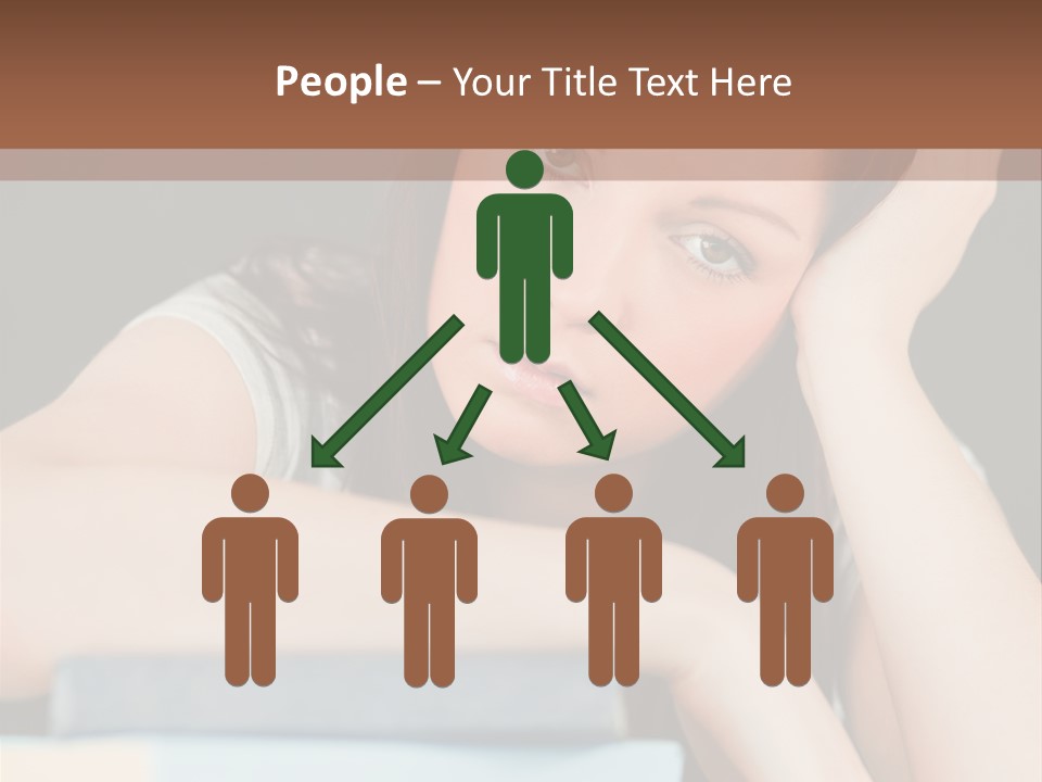 Book School Girl PowerPoint Template