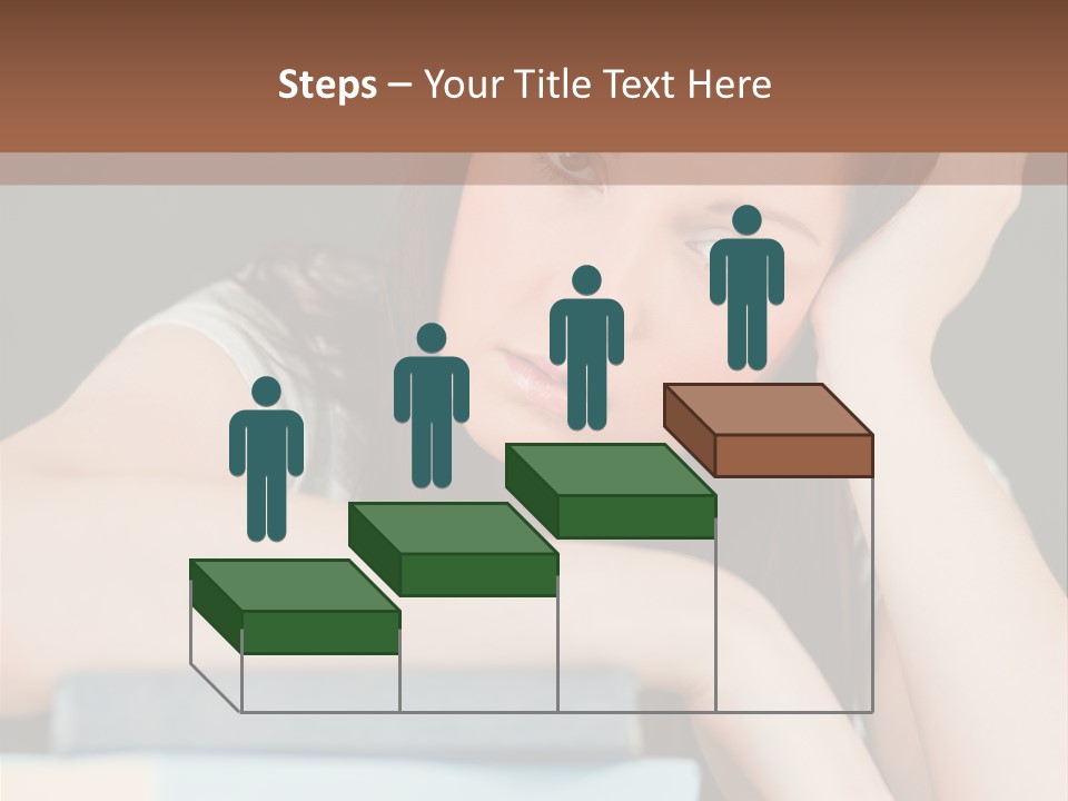 Book School Girl PowerPoint Template