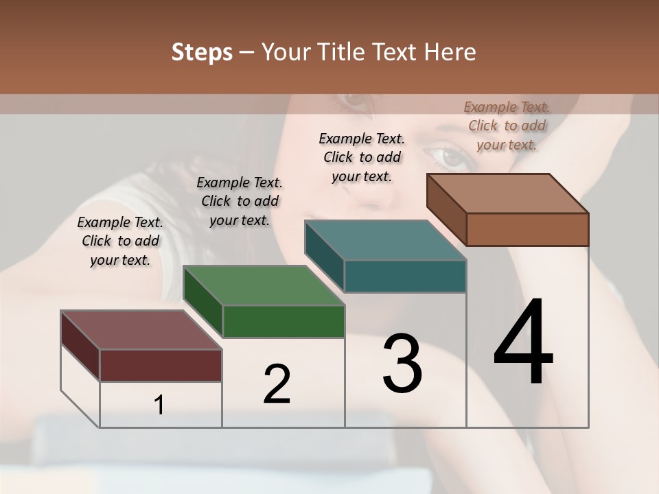 Book School Girl PowerPoint Template