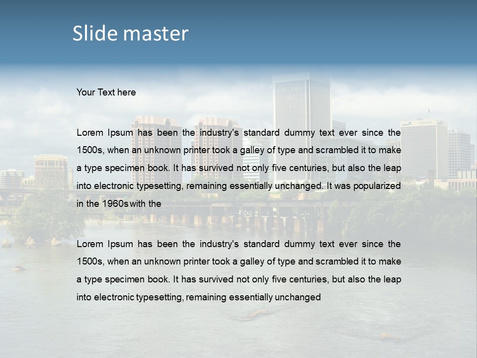 Civil War Monuments Tourism Urban PowerPoint Template