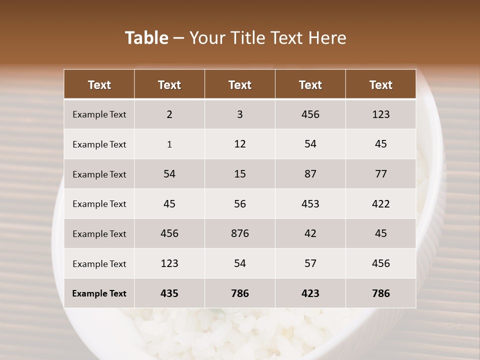 Healthy Spring Tasty PowerPoint Template