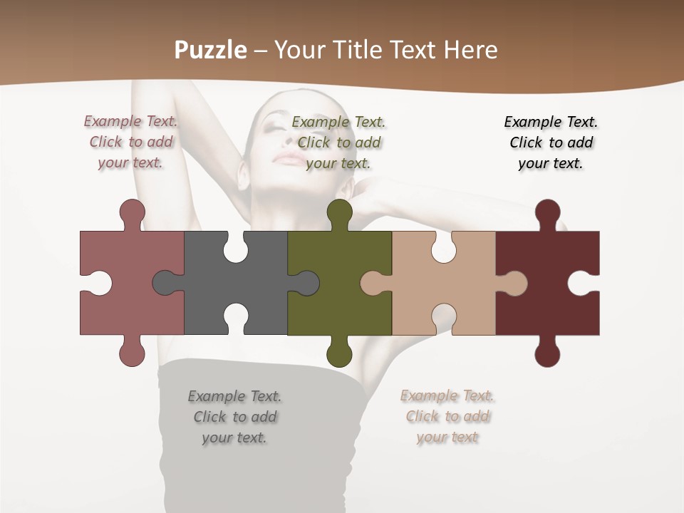 Flammable Engulfed Beauty PowerPoint Template