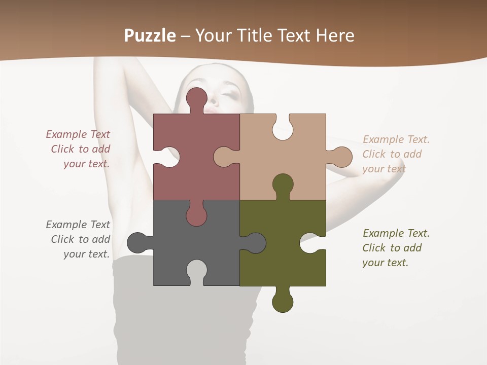 Flammable Engulfed Beauty PowerPoint Template