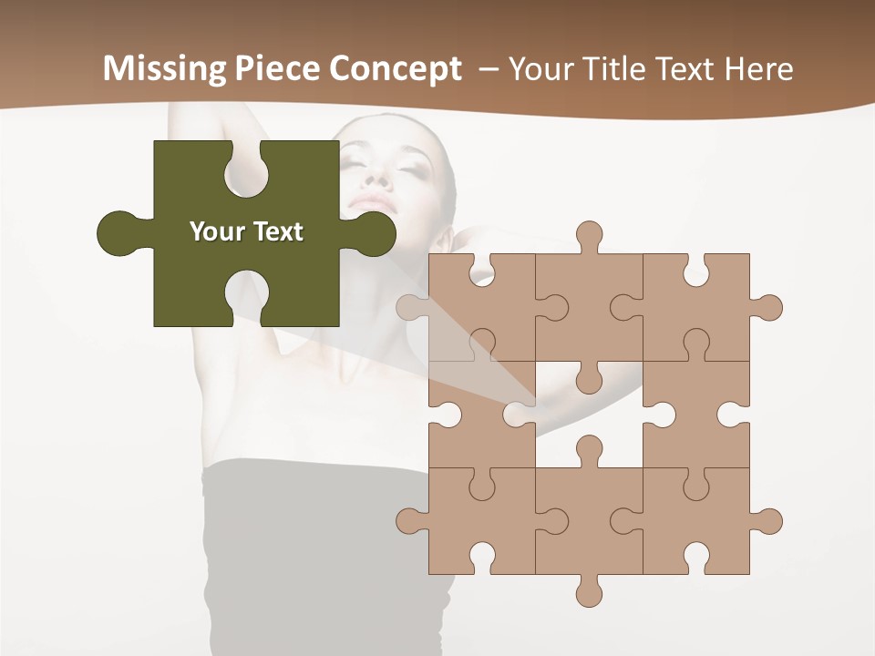 Flammable Engulfed Beauty PowerPoint Template