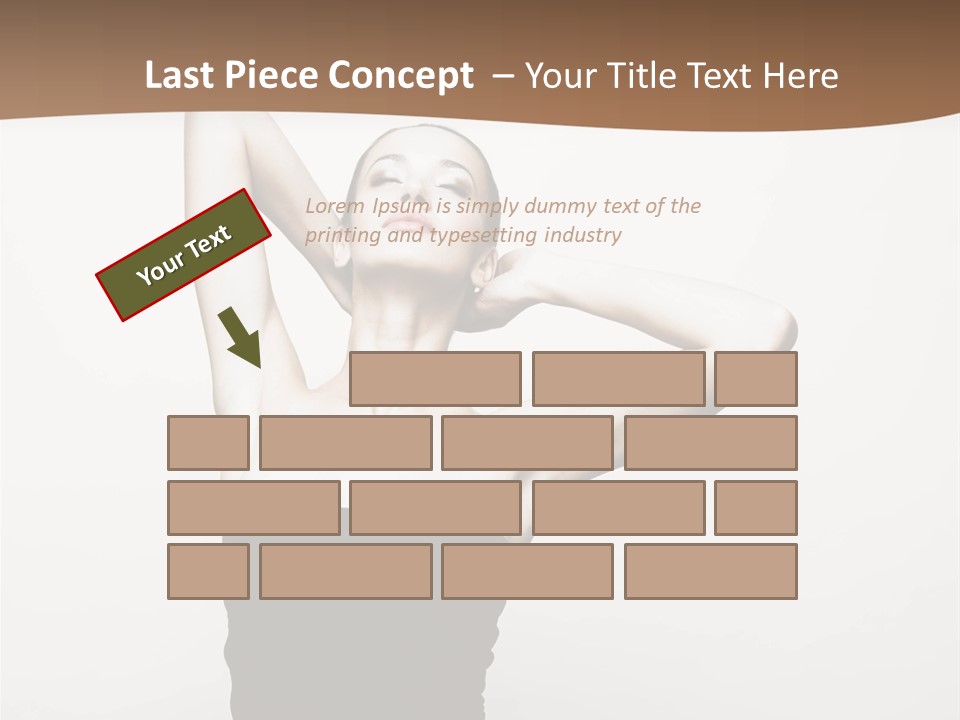 Flammable Engulfed Beauty PowerPoint Template