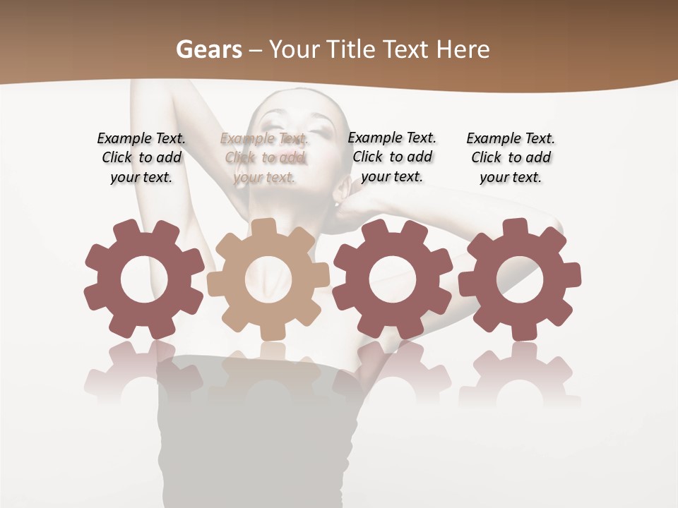 Flammable Engulfed Beauty PowerPoint Template