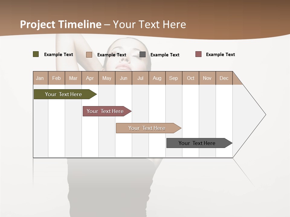 Flammable Engulfed Beauty PowerPoint Template