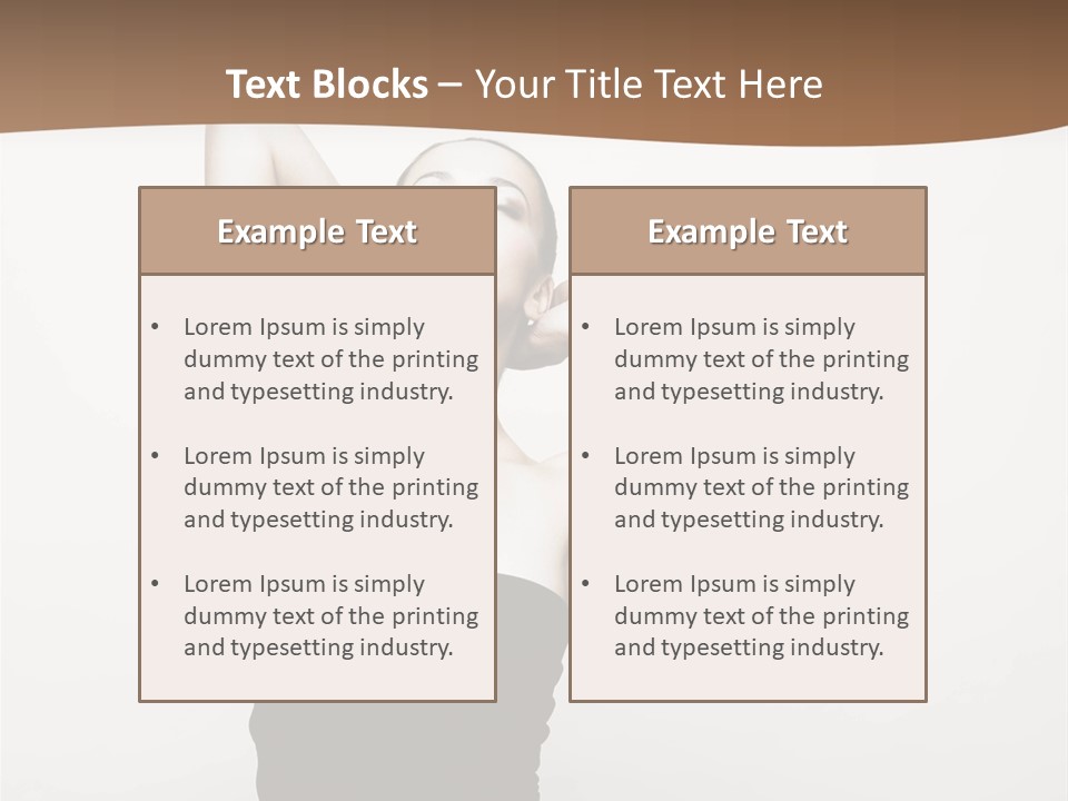 Flammable Engulfed Beauty PowerPoint Template