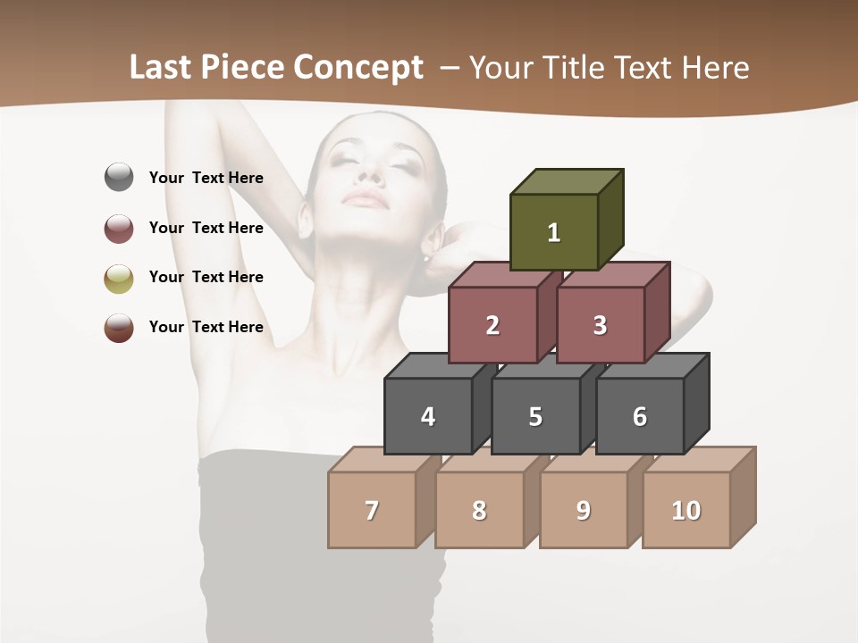 Flammable Engulfed Beauty PowerPoint Template