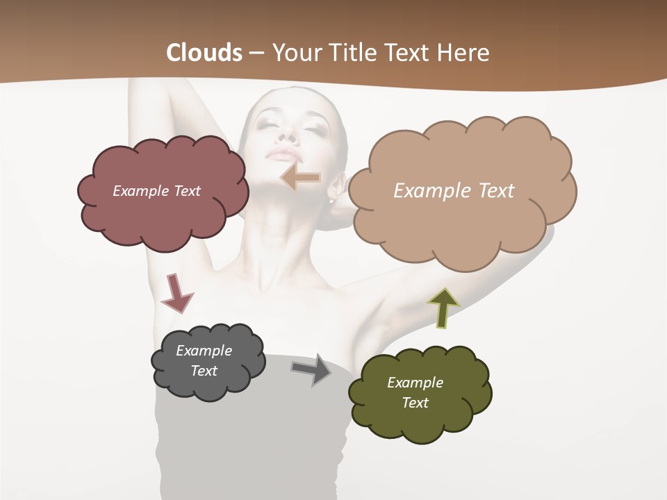 Flammable Engulfed Beauty PowerPoint Template