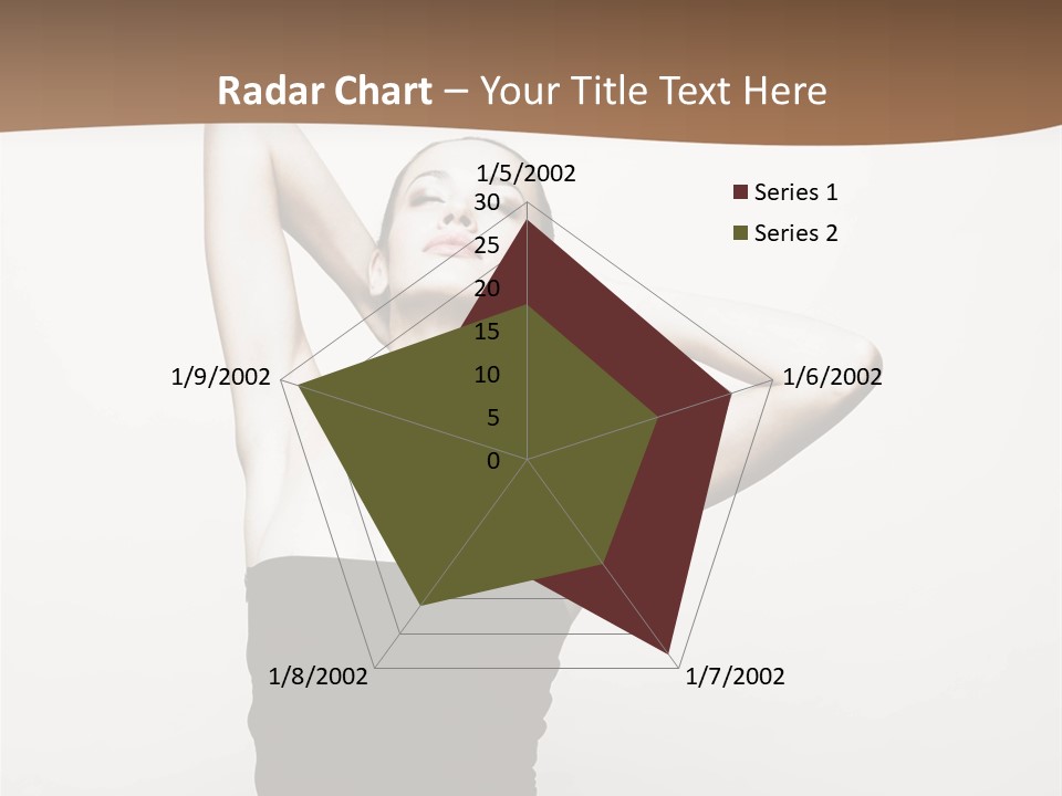 Flammable Engulfed Beauty PowerPoint Template