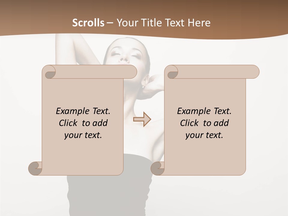 Flammable Engulfed Beauty PowerPoint Template