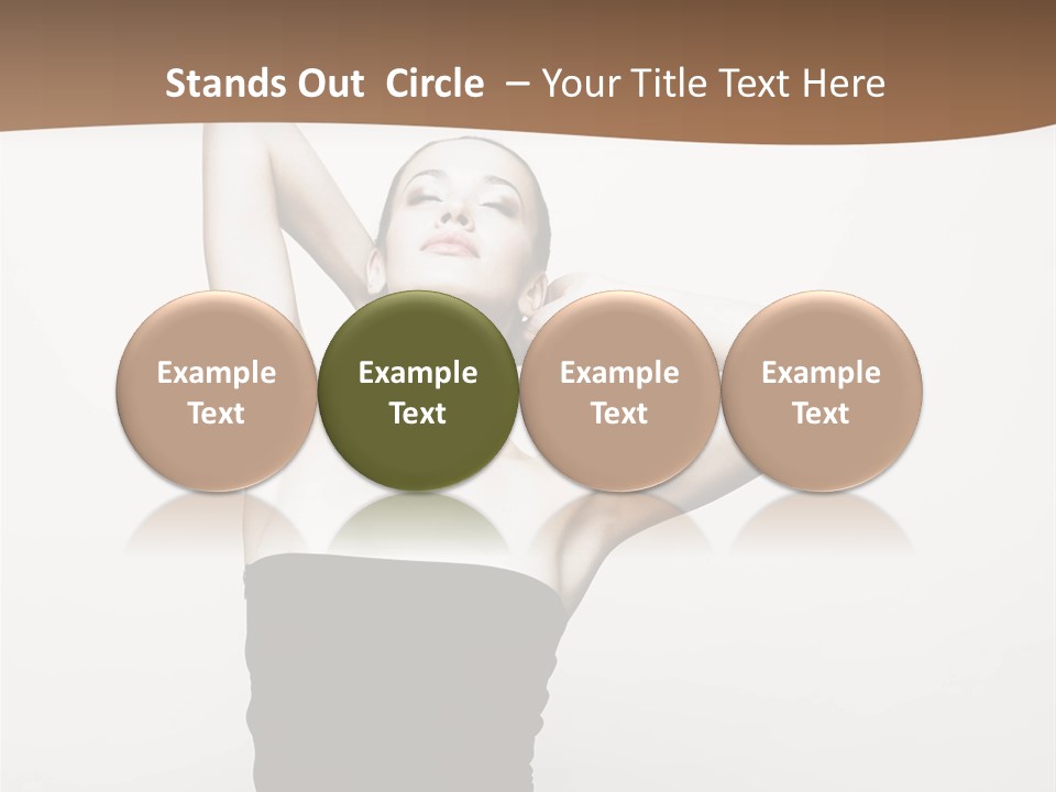 Flammable Engulfed Beauty PowerPoint Template