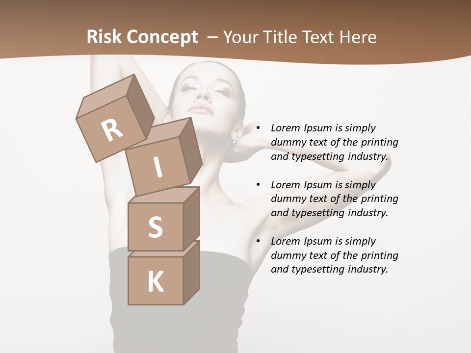 Flammable Engulfed Beauty PowerPoint Template