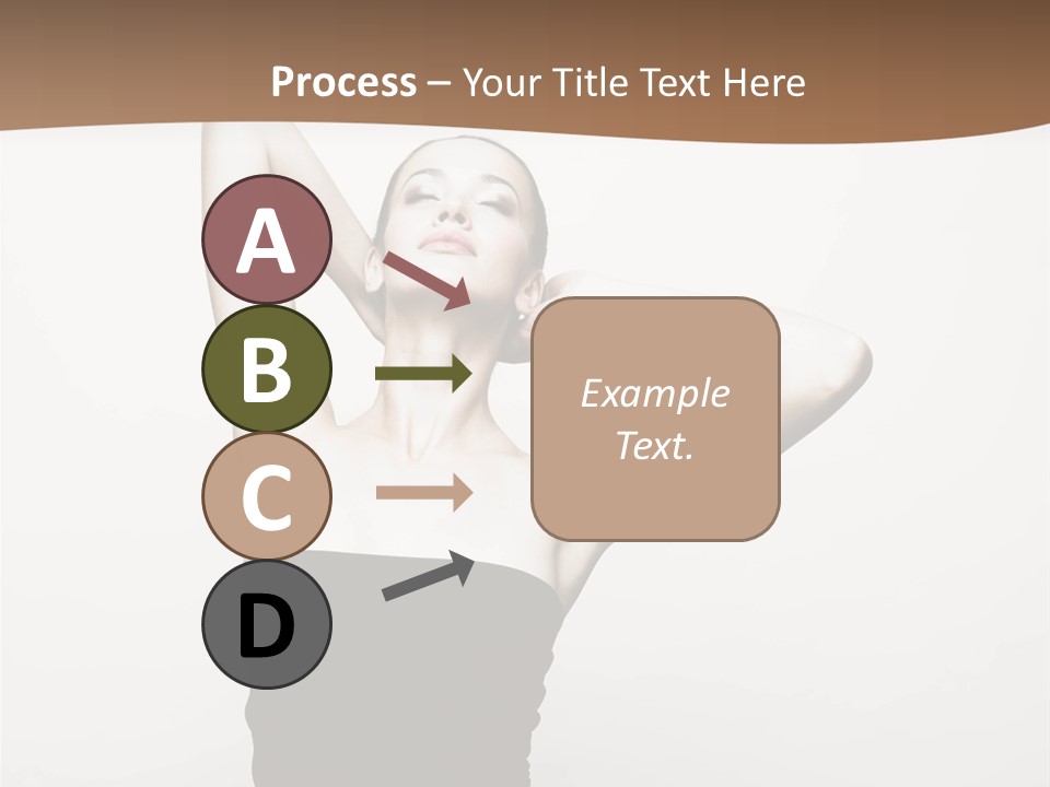 Flammable Engulfed Beauty PowerPoint Template
